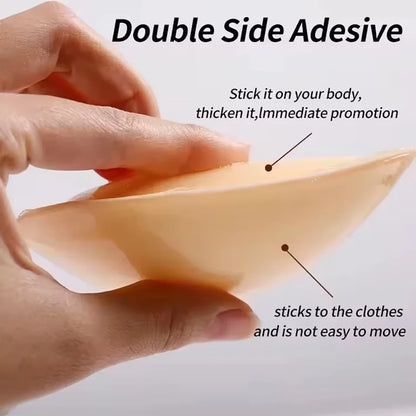 Women Triangle Nipple Cover Sticker Boost Inserts Bra Lift up Bra Pads Adhesive Cup Chest Patch Breast Invisible Bra Bikini Pad