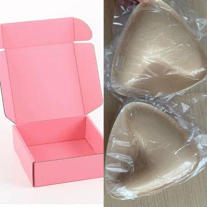 Women Triangle Nipple Cover Sticker Boost Inserts Bra Lift up Bra Pads Adhesive Cup Chest Patch Breast Invisible Bra Bikini Pad
