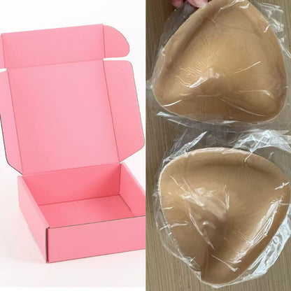 Women Triangle Nipple Cover Sticker Boost Inserts Bra Lift up Bra Pads Adhesive Cup Chest Patch Breast Invisible Bra Bikini Pad